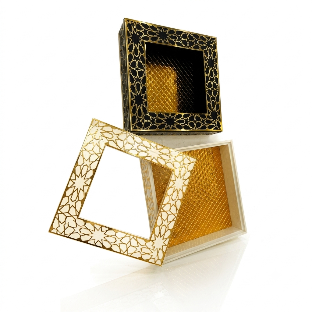 Gold Filigree Decorative Box Set