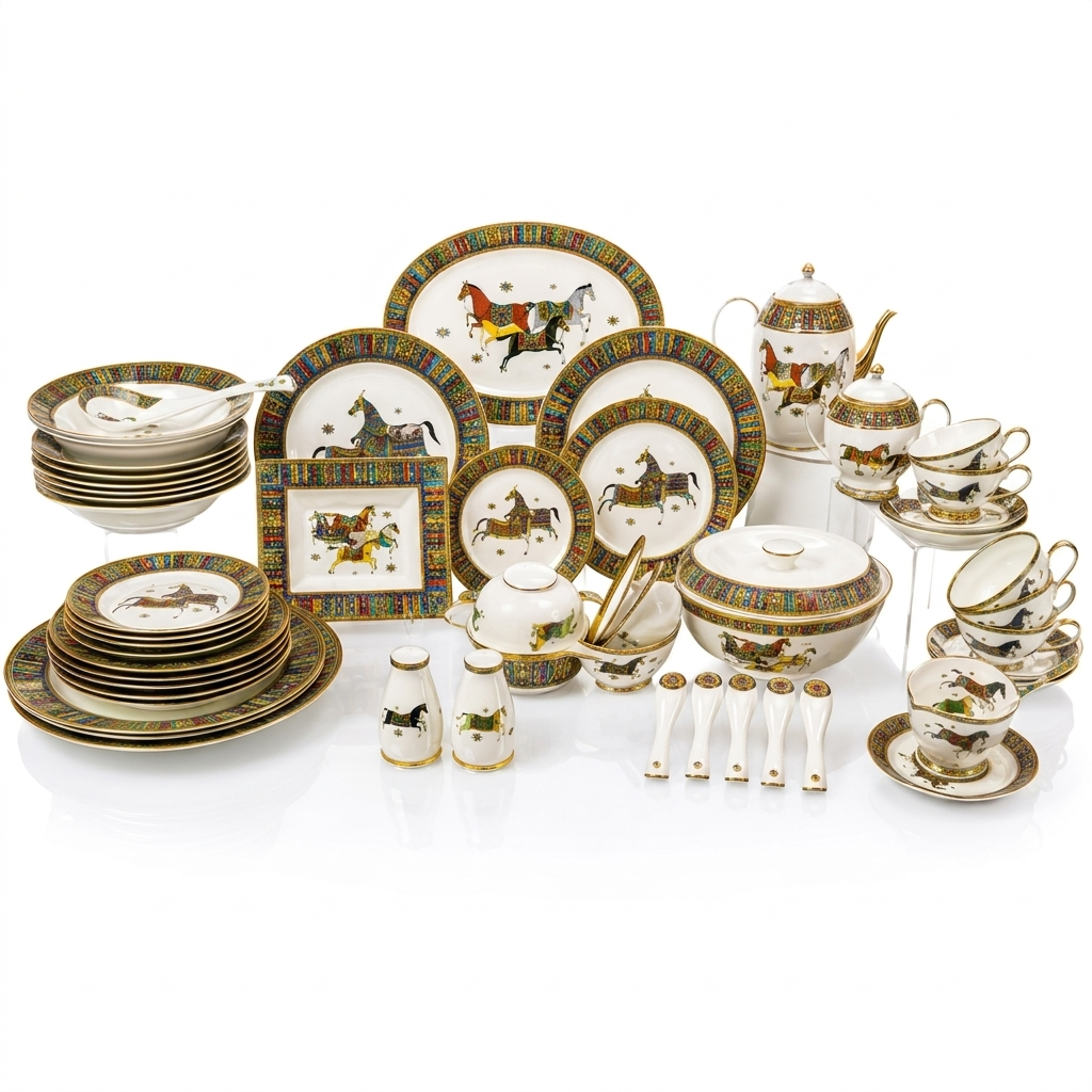 Royal Polo Porcelain Dinnerware Set