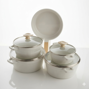 The Nordic Oak Cookware Set
