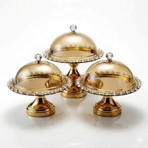 Versailles Royal Gold Cloche Set