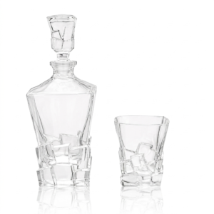 Crystal Luxe Decanter & Tumbler Set