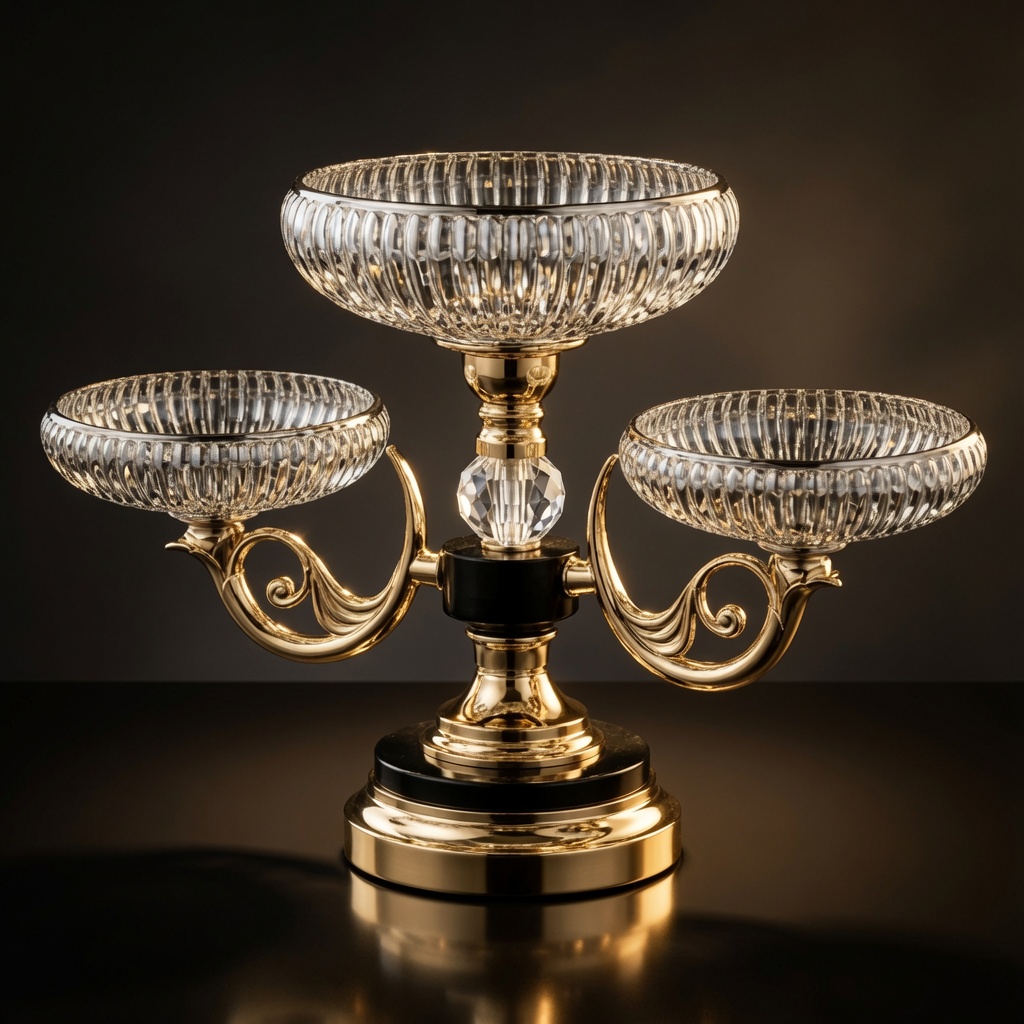 Elegant three-tier compote stand - Image 3